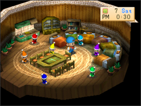 Inside the Harvest Sprites' home